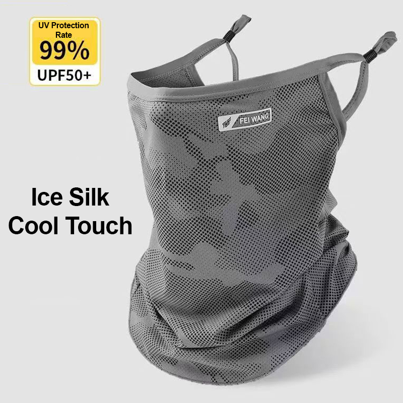 Fishing Mask Sun Protection - Máscara de Pescoço com Proteção UV,