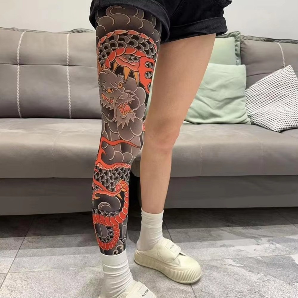 Meias com Estampa de Tatuagem  - Fishing Socks avaliação e preço