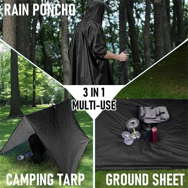 Capa de chuva militar 3 em 1,  - Fishing Rain Suit avaliação e preço