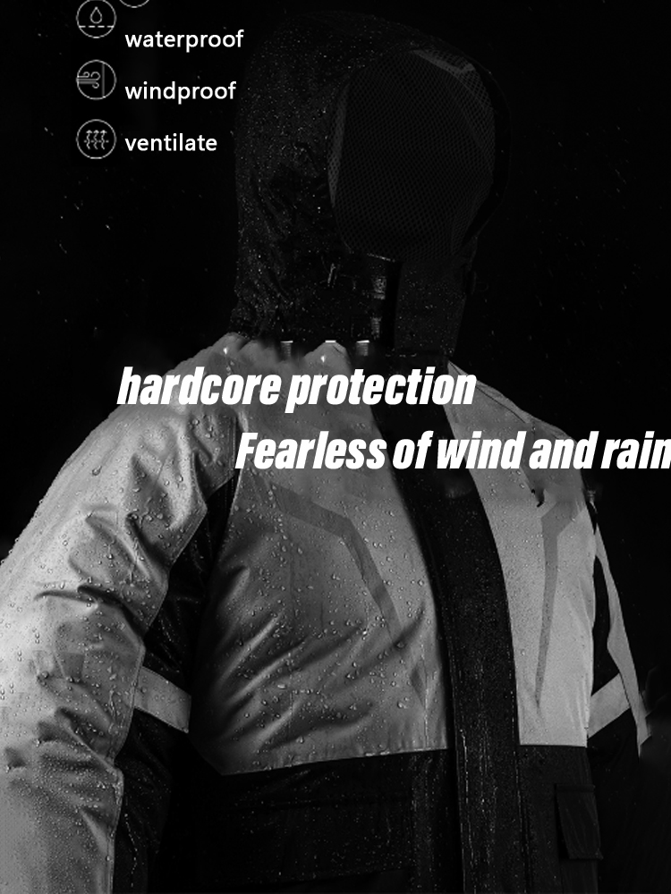 Tempestade motocicleta terno d - Fishing Rain Suit avaliação e preço