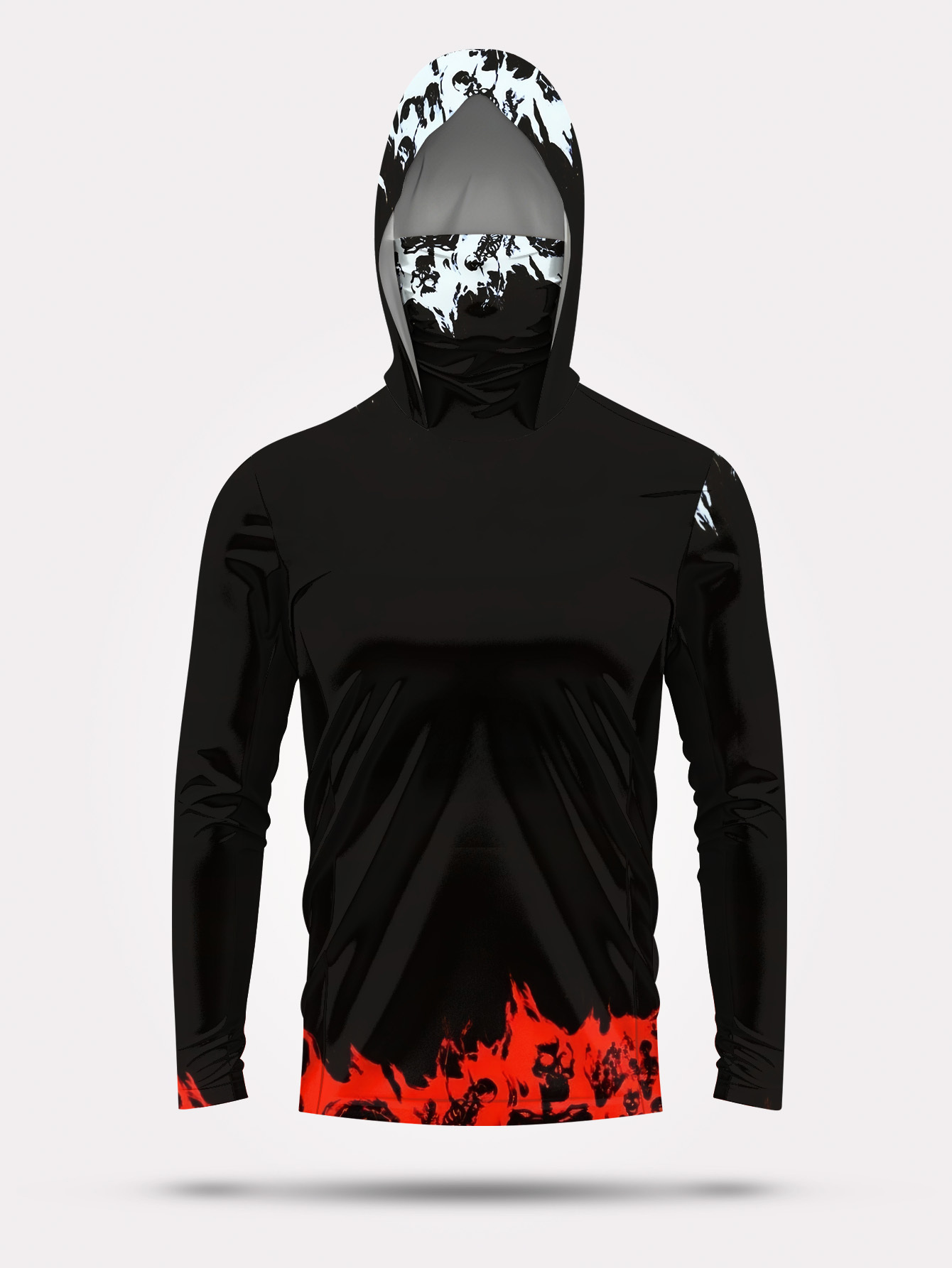 Camisa de pesca masculina com  - Fishing Hoodie avaliação e preço
