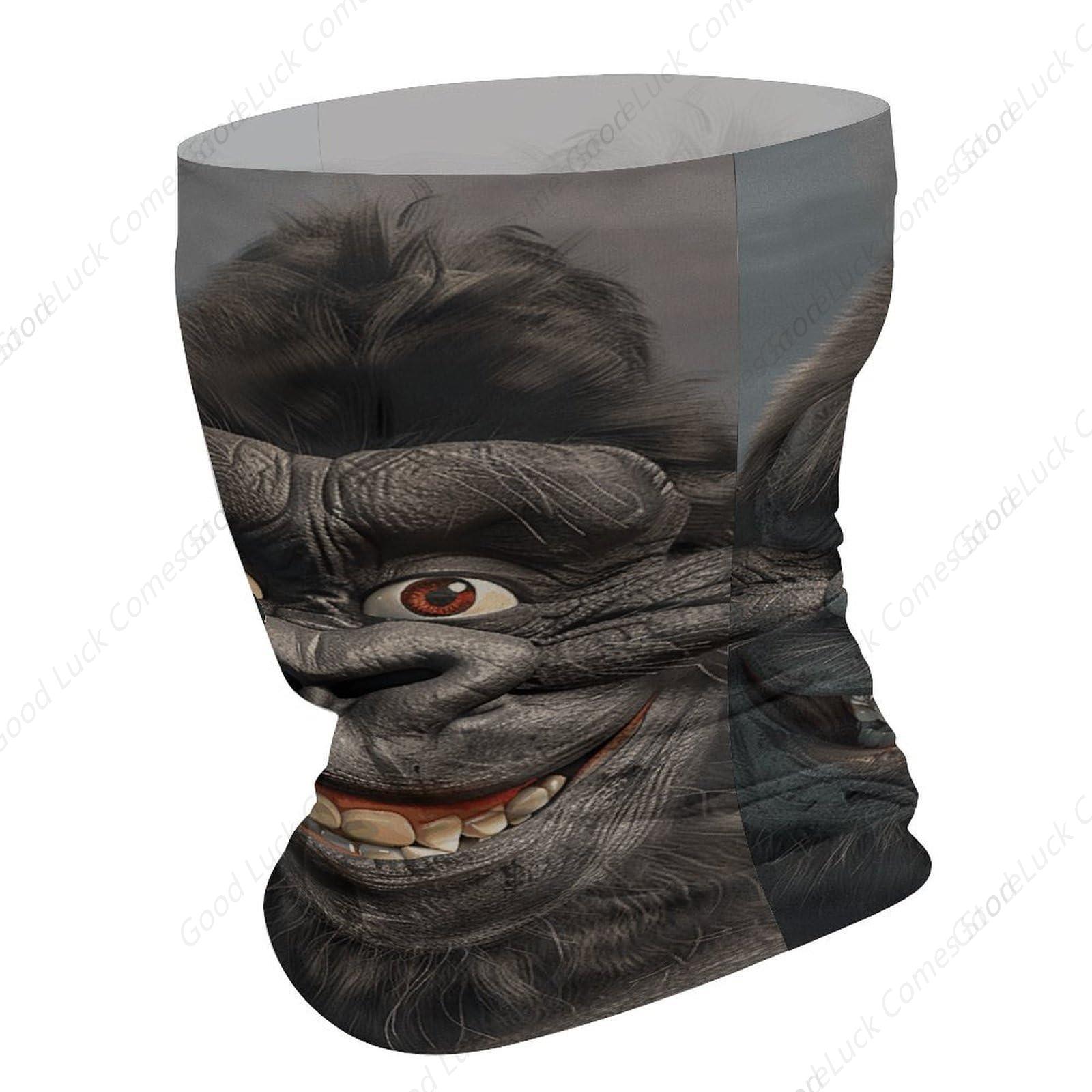 Sorrindo gorila foto bandana v - Fishing Mask Sun Protection avaliação e preço