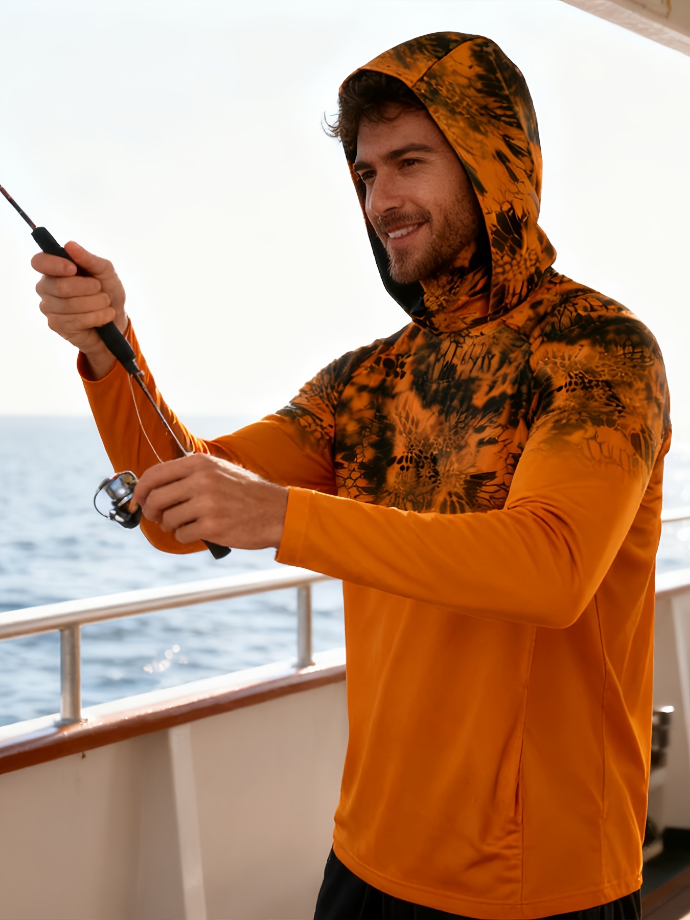Camisa de Pesca com Proteção U - Fishing Mask Sun Protection avaliação e preço